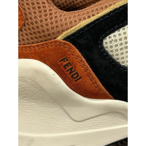 Fendi Brown FFluid Low Top Sneakers Men\'s US10 SPB-TS 339264 main image 2
